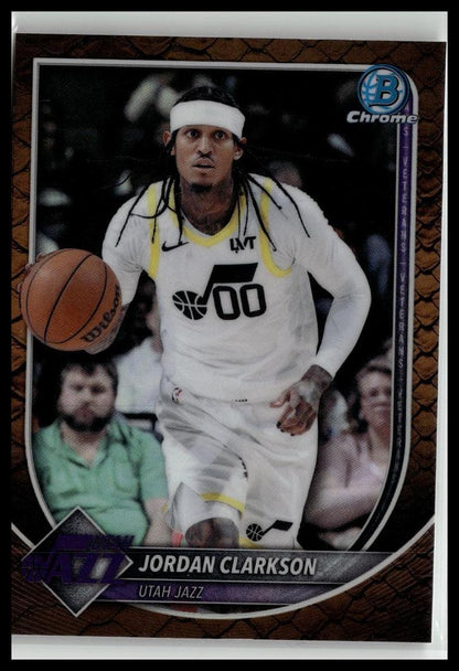 2025-26 Bowman #BCV-190 Jordan Clarkson Chrome Reptilian Refractors