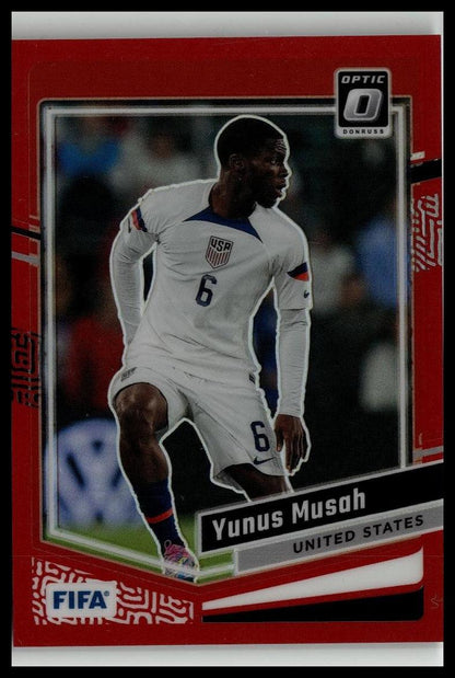 2023-24 Donruss #62 Yunus Musah Optic Red #/299