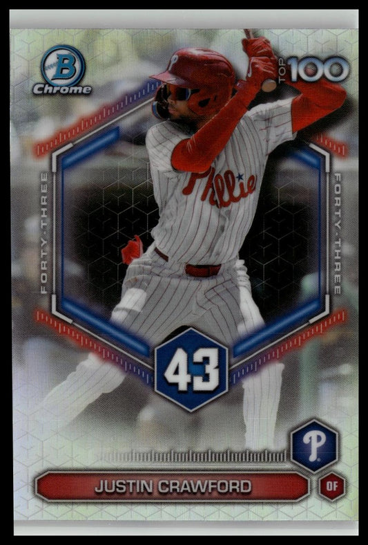 2026 Bowman #BTP-43 Justin Crawford Bowman Scouts' Top 100