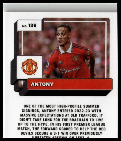 2022-23 Donruss #136 Antony Optic Orange Ice