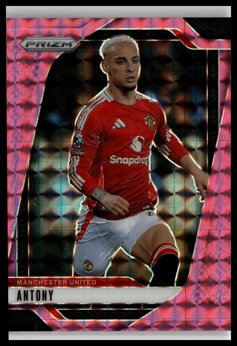 2024-25 Panini Prizm Premier League #137 Antony Pink Mosaic