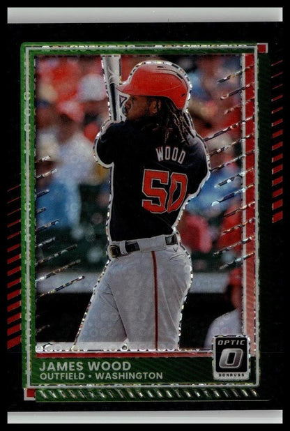 2025 Donruss #41 James Wood Optic Black Pandora