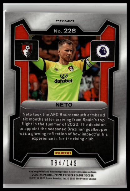 2023-24 Panini Prizm Premier League #228 Neto Breakaway Pink #/149