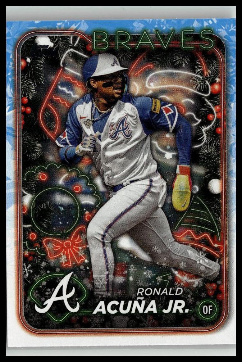 2024 Topps Holiday #H100 Ronald Acuña Jr.