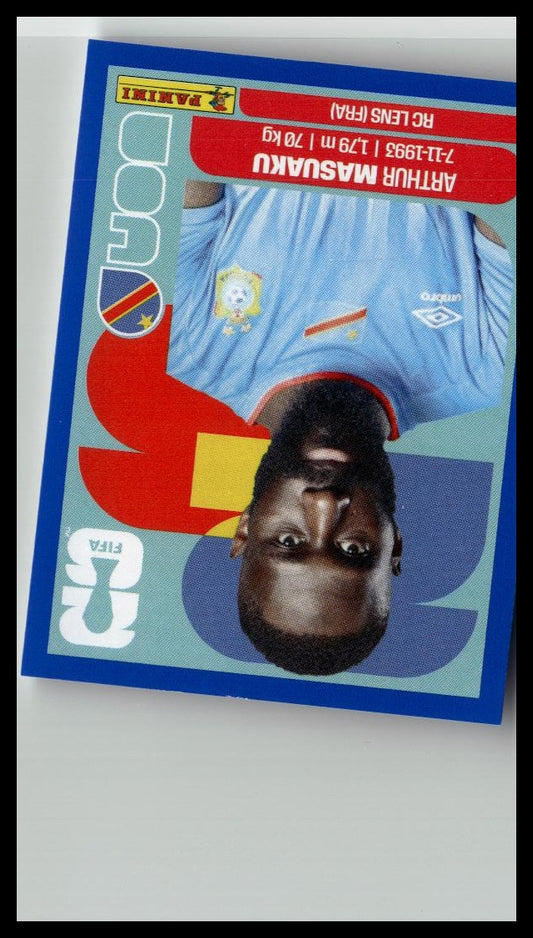 2026 Panini FIFA World Cup Stickers #COD5 Arthur Masuaku Blue