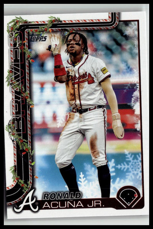 2025 Topps Holiday #H62c Ronald Acuña Jr.