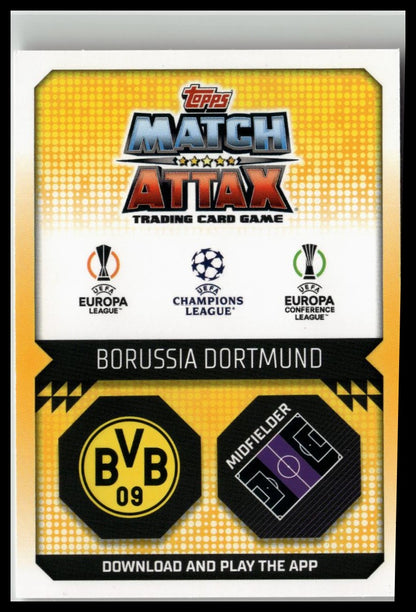 2022-23 Topps Match Attax UEFA Champions & Europa Leagues #221 Giovanni Reyna