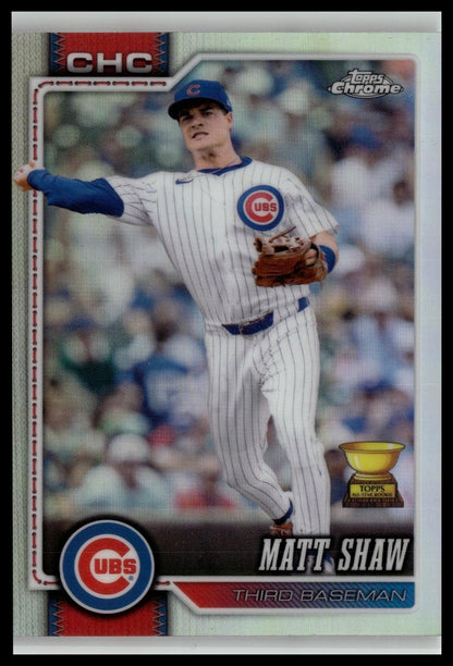 2026 Topps Chrome Refractor #271 Matt Shaw