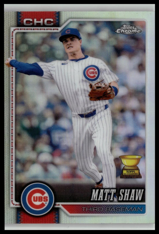 2026 Topps Chrome Refractor #271 Matt Shaw