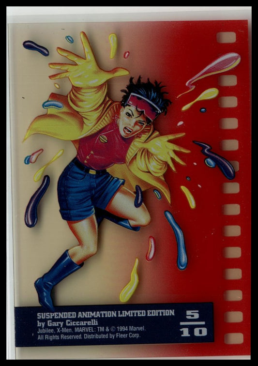 1995 Fleer Ultra X-Men #5 Jubilee Suspended-Animation