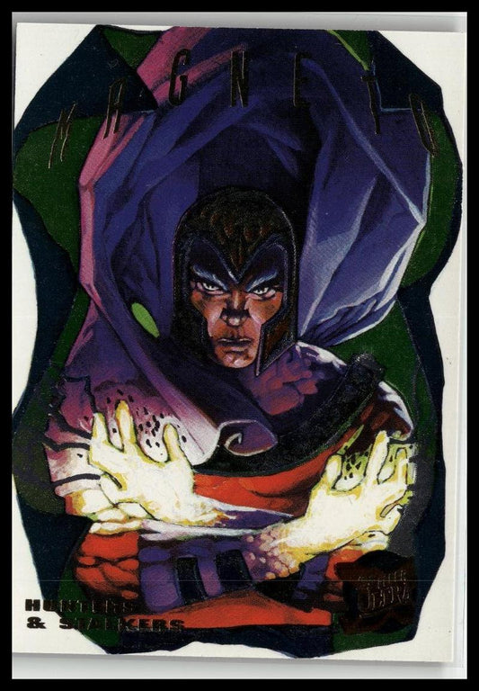 1995 Fleer Ultra X-Men #8 Magneto Hunters-&-Stalkers-Silver