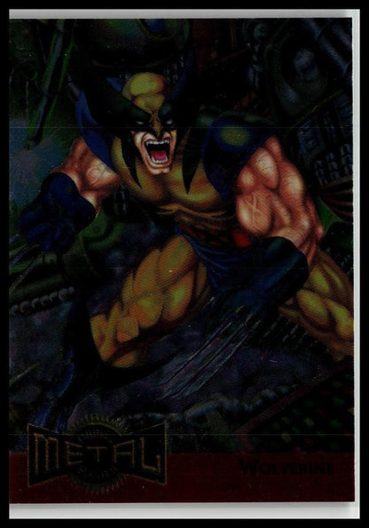 1995 Metal Marvel #18 Wolverine Metal Blasters