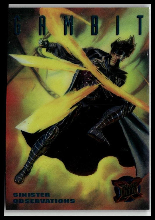 1995 Fleer Ultra X-Men #4 Gambit Sinister-Observations