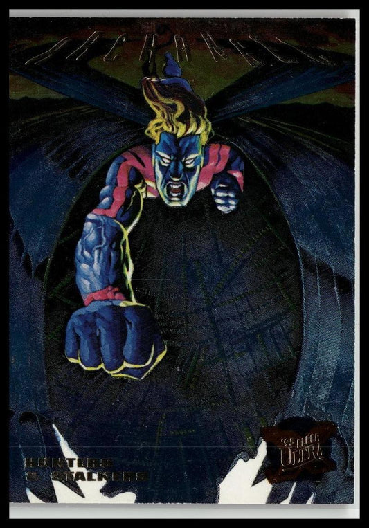 1995 Fleer Ultra X-Men #9 Archangel Hunters-&-Stalkers-Silver