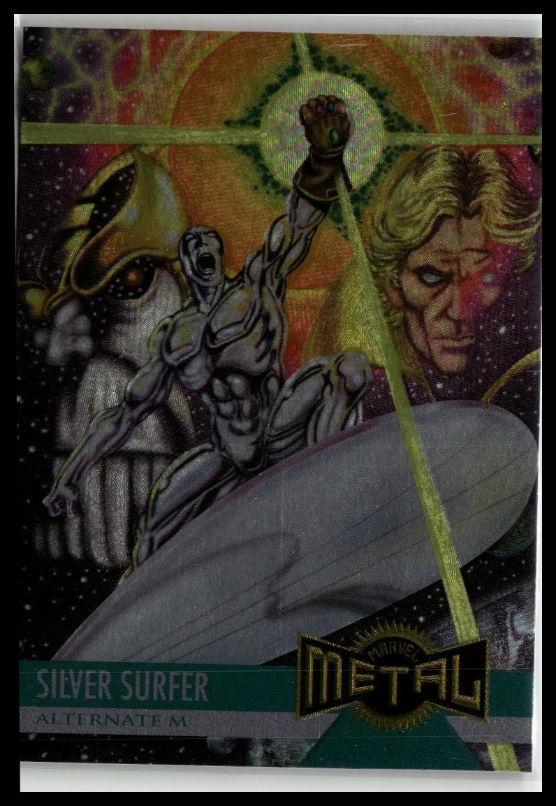 1995 Metal Marvel #133 Silver Surfer Silver Flasher