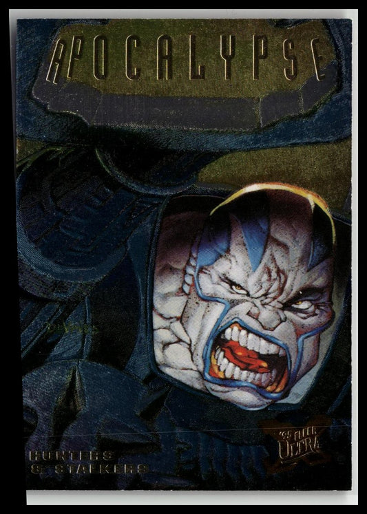 1995 Fleer Ultra X-Men #1 Apocalypse Hunters-&-Stalkers-Silver