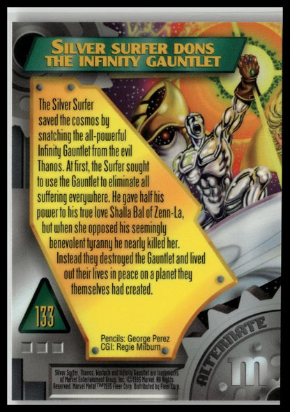 1995 Metal Marvel #133 Silver Surfer