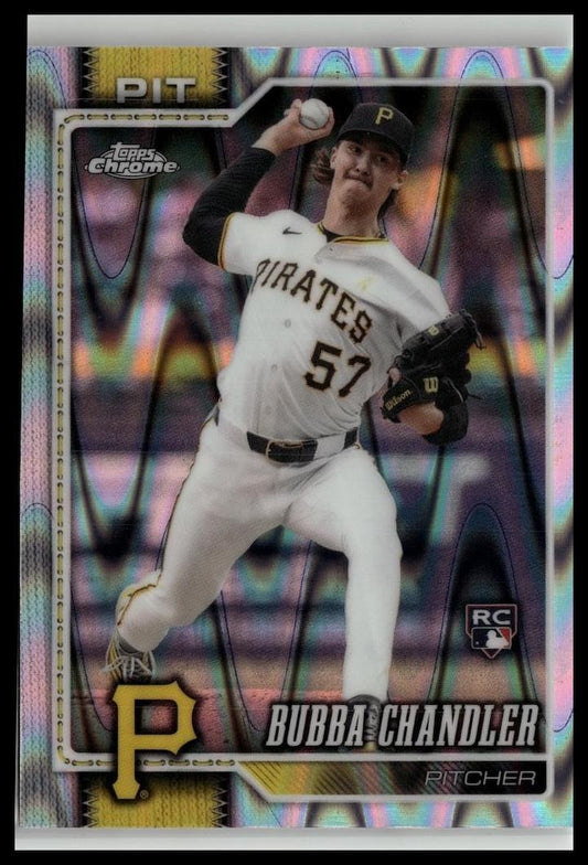 2026 Topps Chrome #93 Bubba Chandler Wave Refractors