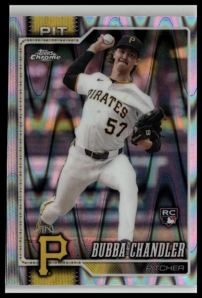 2026 Topps Chrome #93 Bubba Chandler Wave Refractors