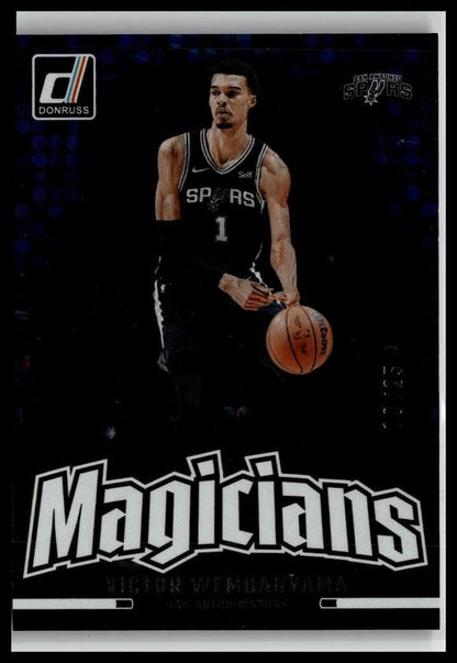 2024-25 Donruss #9 Victor Wembanyama Magicians Disco #/25