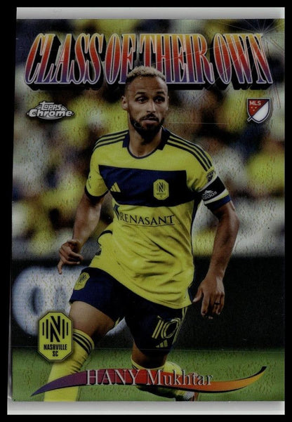 2025 Topps Chrome MLS #CO-16 Hany Mukhtar Class of Their Own Refractor