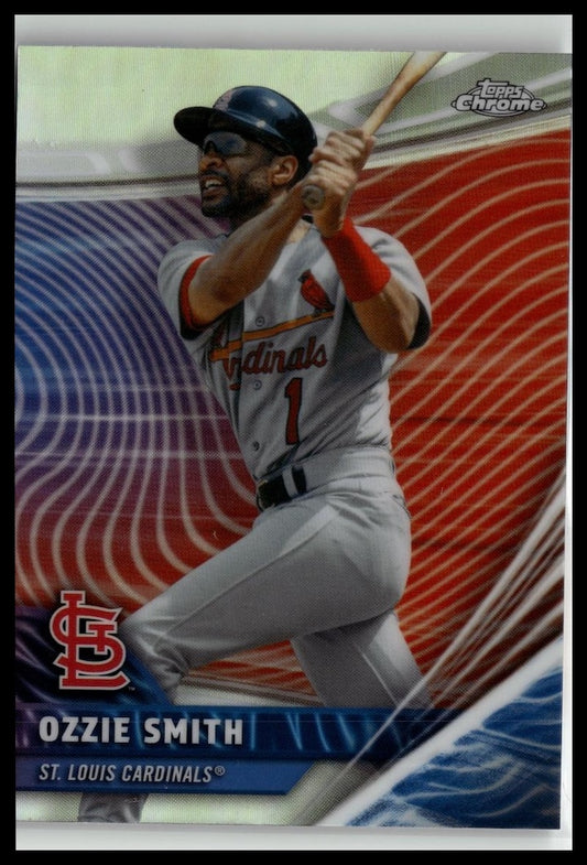 2026 Topps Chrome #RVA-18 Ozzie Smith Chrome Rivals Away