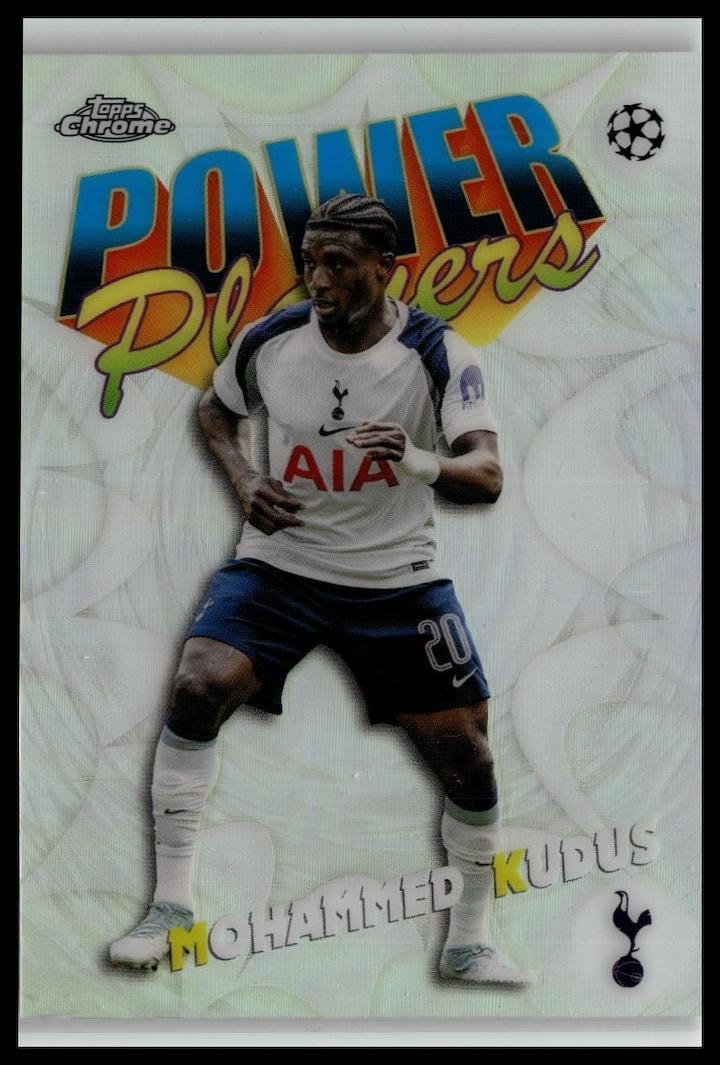 2025-26 Topps Chrome UEFA Club Competitions #PP-11 Mohammed Kudus Power Players