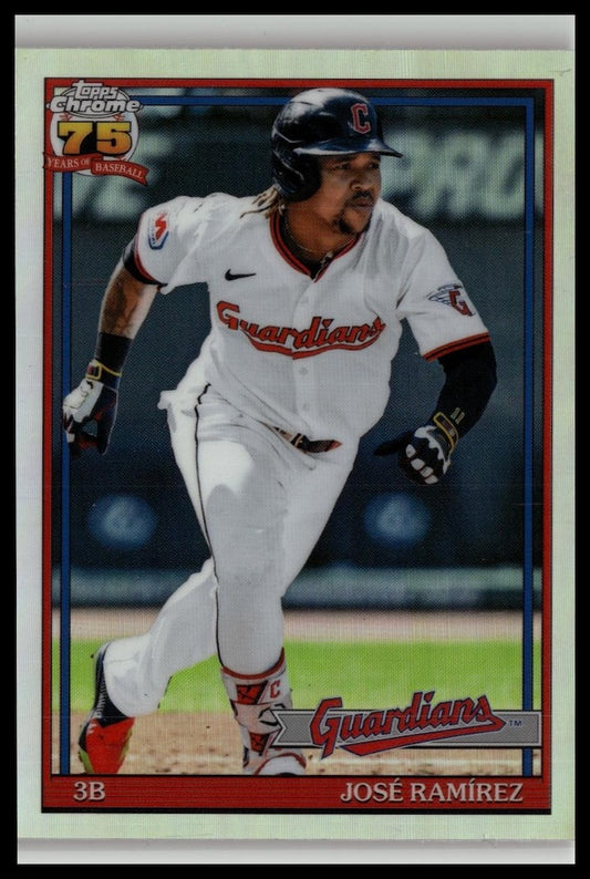 2026 Topps Chrome #91CB-9 José Ramírez 1991 Topps Chrome Baseball