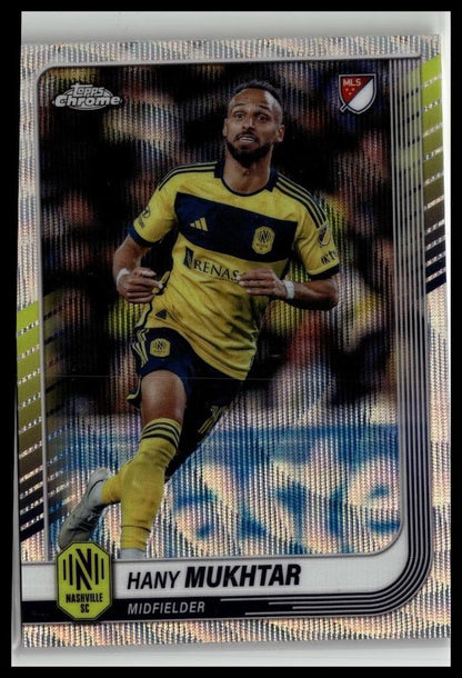 2025 Topps Chrome MLS #36 Hany Mukhtar Magenta Pulsar Refractor