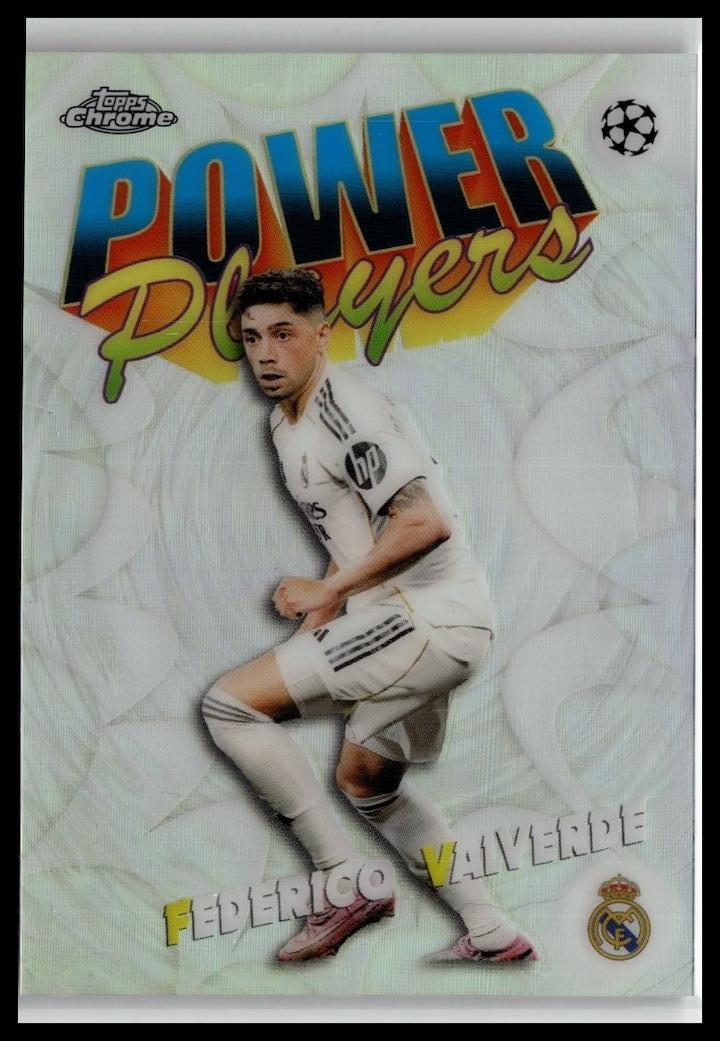 2025-26 Topps Chrome UEFA #PP-15 Federico Valverde Power Players