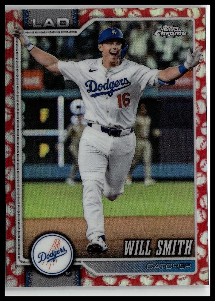 2026 Topps Chrome #240 Will Smith Red Baseball Refractors