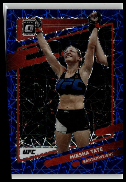 2022 Donruss Optic UFC #3 Miesha Tate Blue Velocity