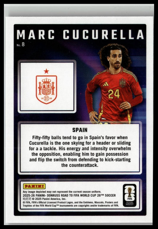2025-26 Donruss Road to FIFA World Cup #8 Marc Cucurella Magicians