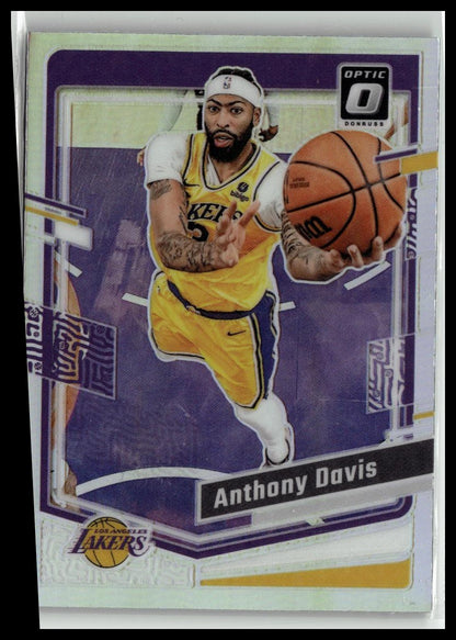 2023-24 Donruss Optic #144 Anthony Davis Blue #/49