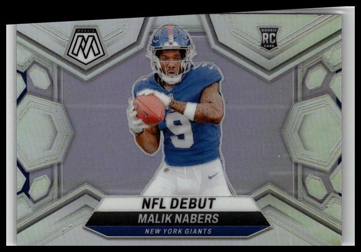 2024 Panini Mosaic #284 Malik Nabers Silver