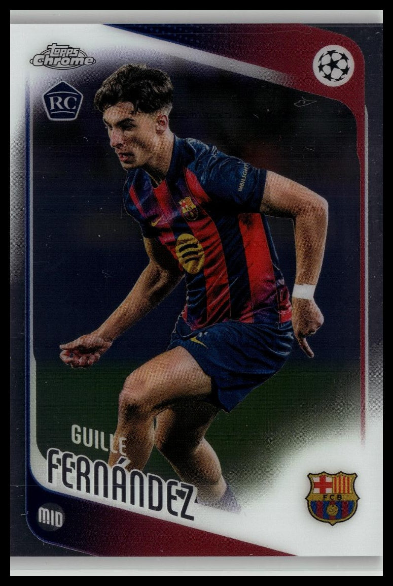 2025-26 Topps Chrome UEFA Club Competitions #190 Guille Fernández