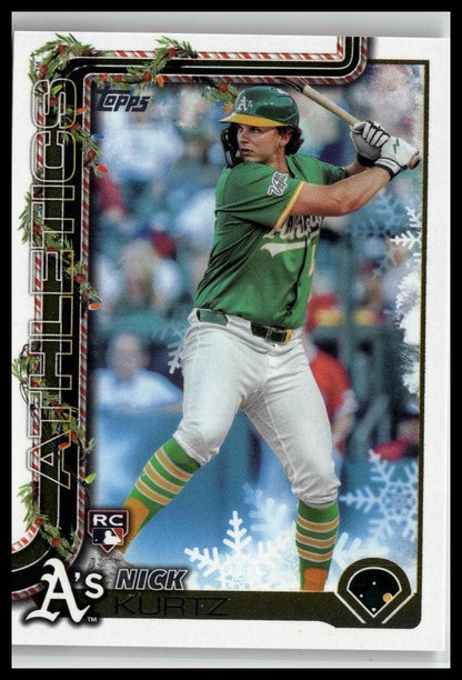 2025 Topps Holiday #H40 Nick Kurtz