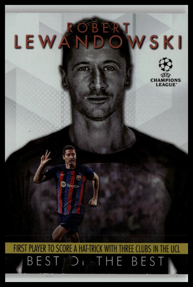 2023-24 Topps UEFA  #BM-7 Robert Lewandowski Best of the Best