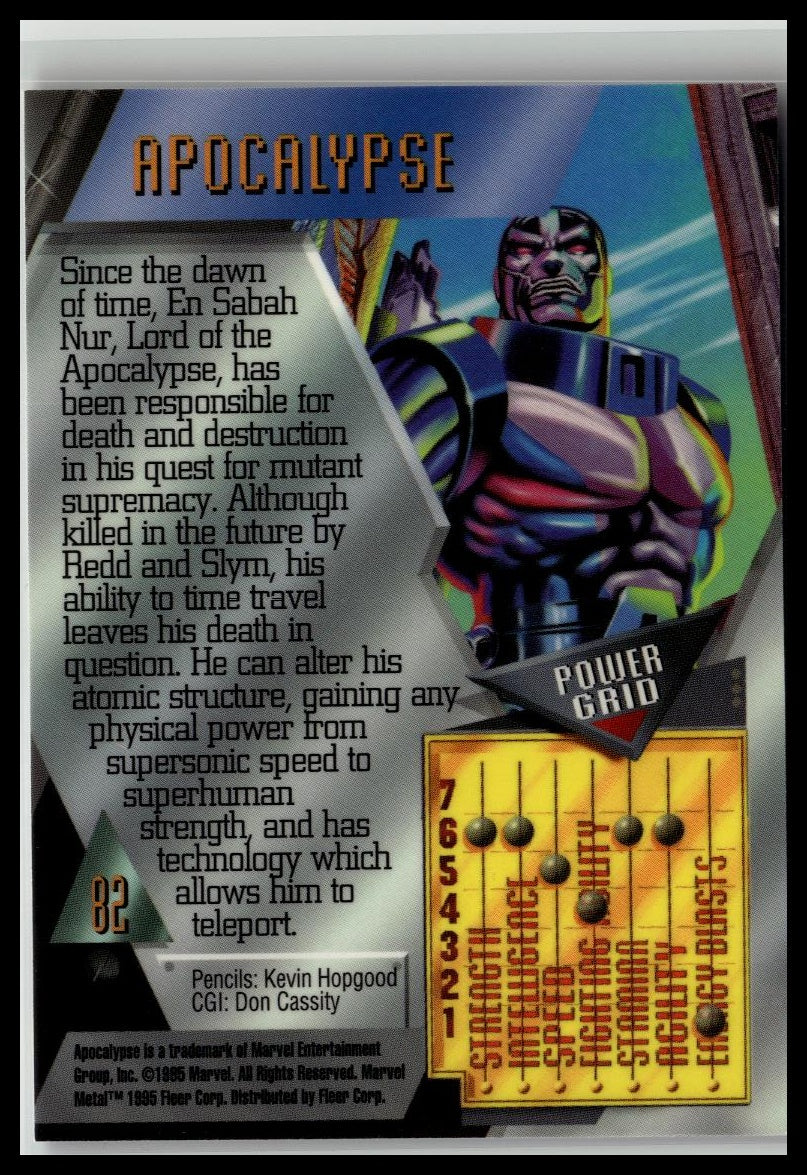 1995 Metal Marvel #82 Apocalypse