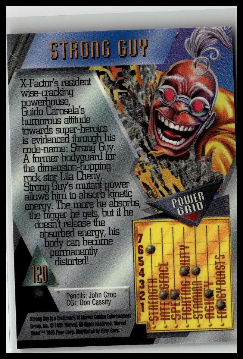 1995 Metal Marvel #120 Strong Guy