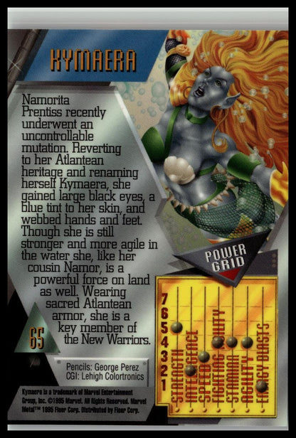 1995 Metal Marvel #65 Kymaera