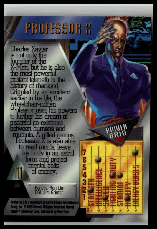 1995 Metal Marvel #111 Professor X