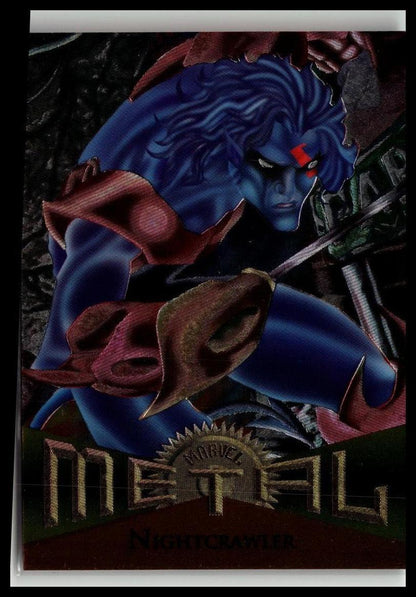 1995 Metal Marvel #7 Nightcrawler
