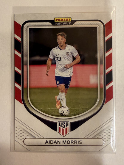 2026 Panini Instant USA Soccer #51 Aidan Morris Red, White & Blue