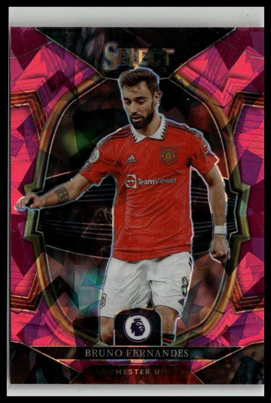 2022-23 Panini Select Premier League #67 Bruno Fernandes Pink Ice