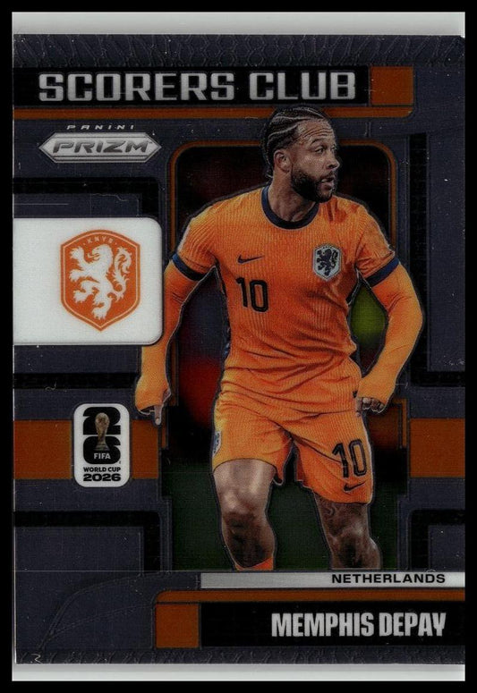 2026 Panini Prizm FIFA World Cup #9 Memphis Depay Scorers Club