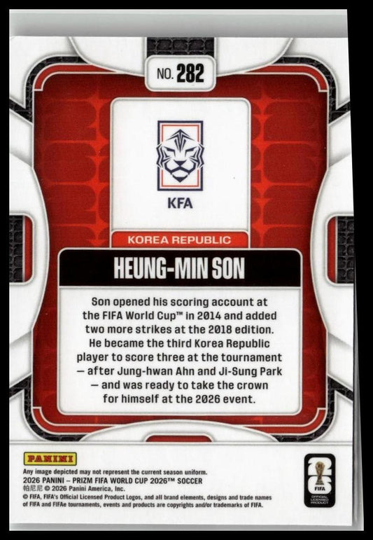 2026 Panini Prizm FIFA World Cup #282 Heung-Min Son