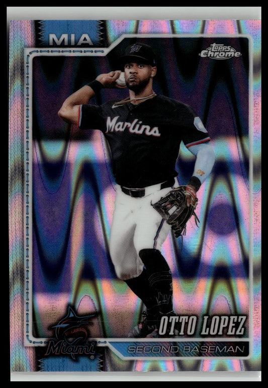 2026 Topps Chrome #116 Otto Lopez Wave Refractors