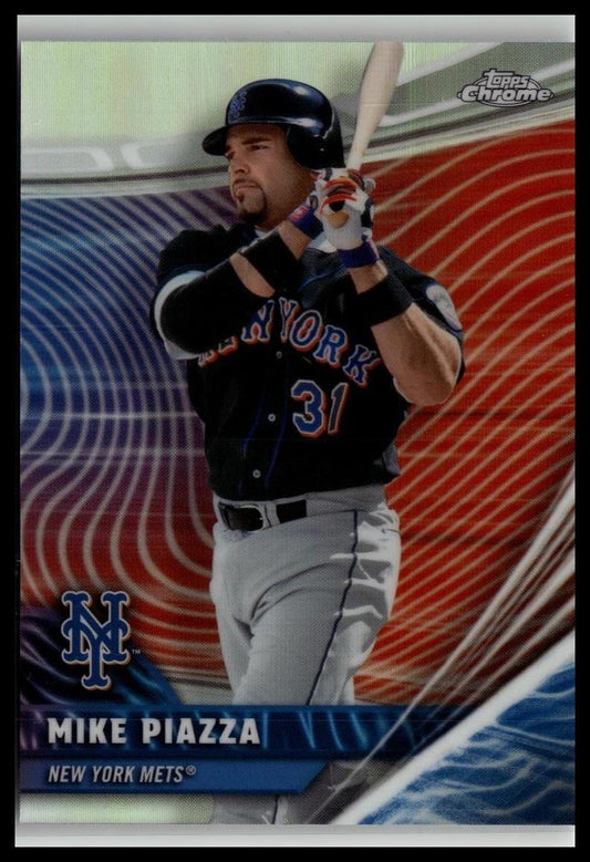 2026 Topps Chrome #RVA-2 Mike Piazza Chrome Rivals Away