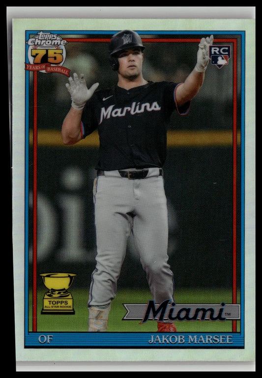2026 Topps Chrome #91CB-28 Jakob Marsee 1991 Topps Baseball 35th Anniversary